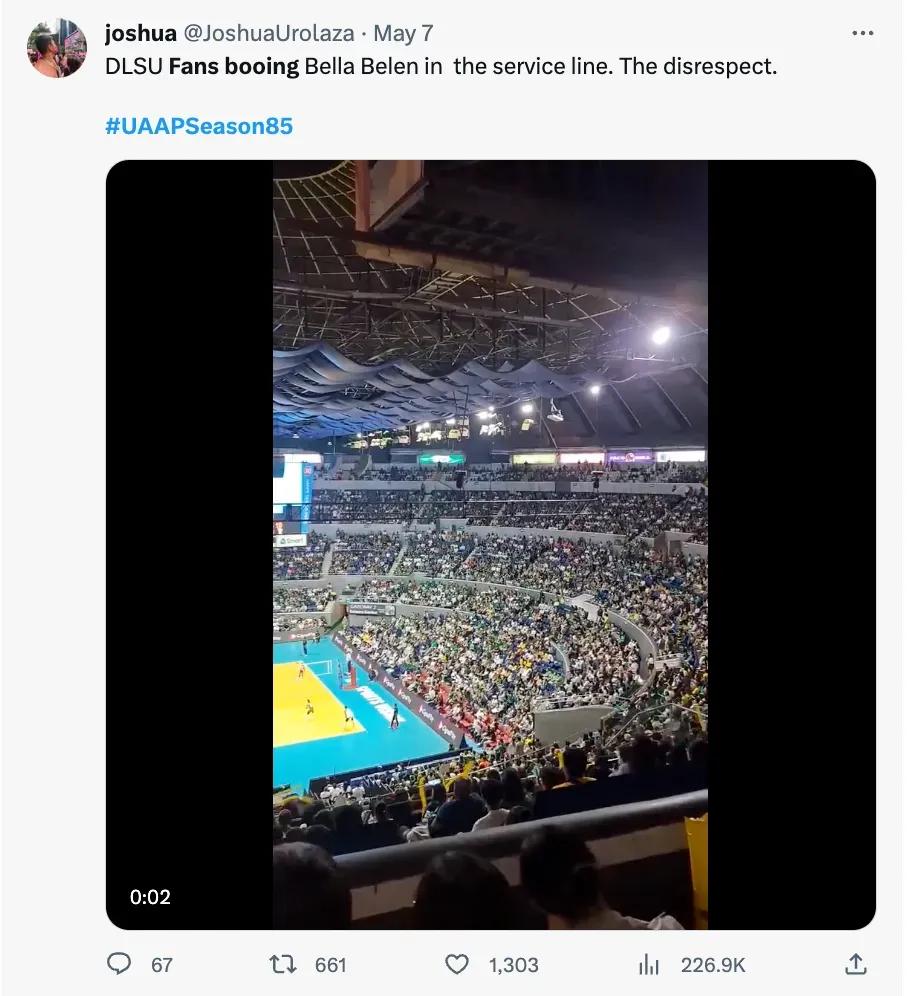 (Screengrab from @JoshuaUrolaza /Twitter)