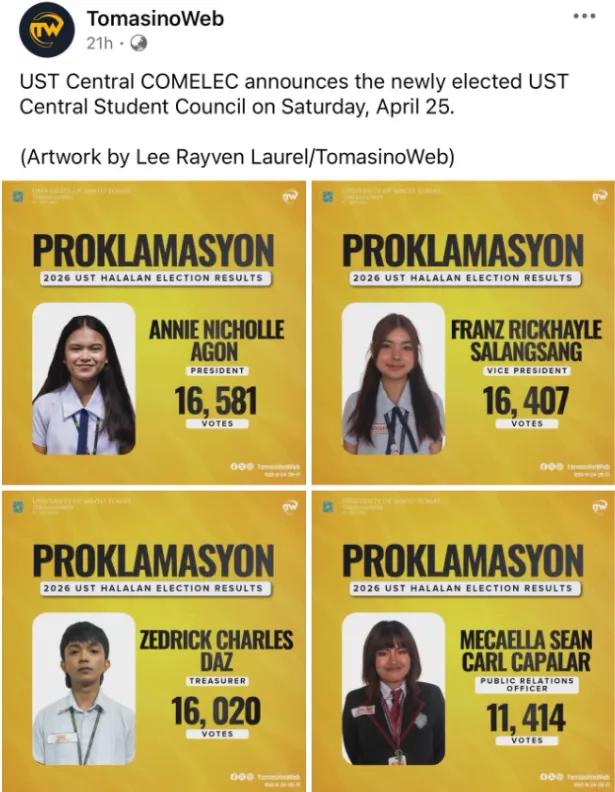 Screenshot from TomasinoWeb/Facebook Screenshot from TomasinoWeb/Facebook